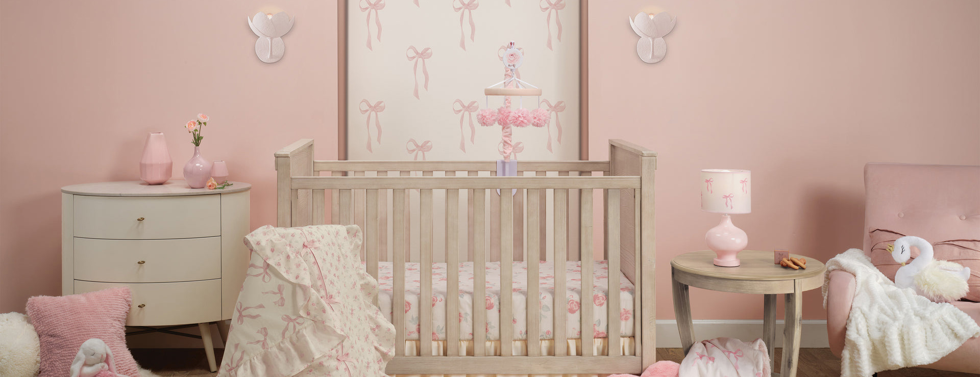 Lambs & Ivy -Lambs & Ivy Coquette Floral Home Hero