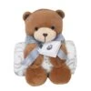 Plush Bear & Fox Baby Blanket Gift Set
