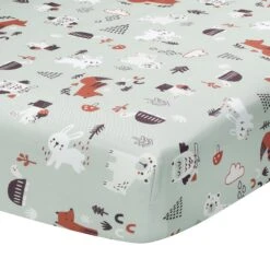 Animal Alphabet 5-Piece Crib Bedding Set -Lambs & Ivy animal alphabet sheet ef6245dd dd88 40ce 817d 00e48b8a9245