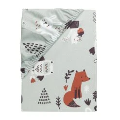 Animal Alphabet 3-Piece Crib Bedding Set -Lambs & Ivy animal alphabet sheet fold