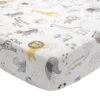 Animal Jungle Cotton Fitted Crib Sheet