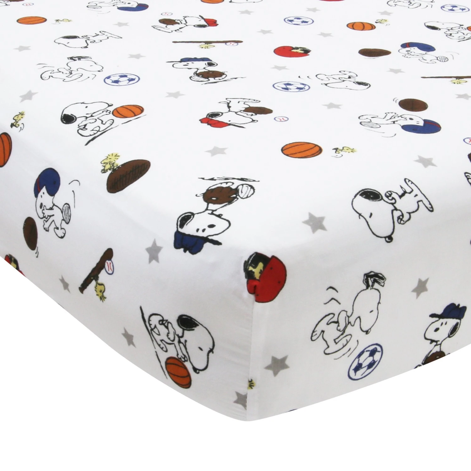 Snoopy Sports 3-Piece Crib Bedding Set 5 Snoopy Sports 3-Piece Crib Bedding Set - Image 3