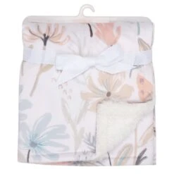 Baby Blooms Baby Blanket -Lambs & Ivy baby bloom blanket pkg