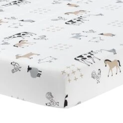 Baby Farm Cotton Fitted Crib Sheet