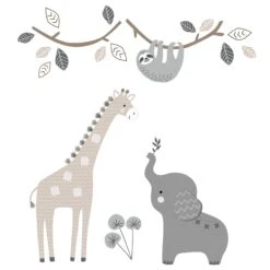 Baby Jungle 4-Piece Crib Bedding Set -Lambs & Ivy baby jungle wall decal