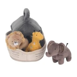 Baby Noah Interactive Plush Toy With Animals -Lambs & Ivy baby noah plush d