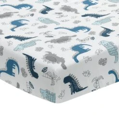 Baby Dino Cotton Fitted Crib Sheet