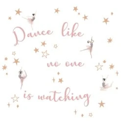 Ballerina Baby Wall Decals