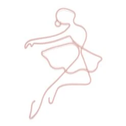 Ballerina Baby Wall Decor -Lambs & Ivy ballerina baby wall decor a