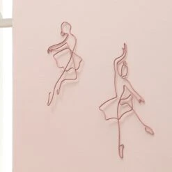 Ballerina Baby Wall Decor -Lambs & Ivy ballerina baby wall decor lifestyle