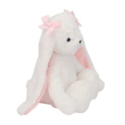 Blossom Plush Bunny - Snowflake -Lambs & Ivy blossom plush bunny c
