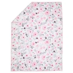 Blossom 4-Piece Toddler Bedding Set -Lambs & Ivy blossom toddler comforter fold