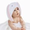 Bunny Hooded Bath Towel -Lambs & Ivy bunny hooded towel lifestyle