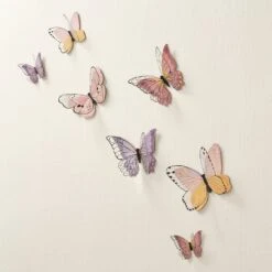 Butterfly Dreams 3D Wall Decals -Lambs & Ivy butterfly dreams 3d decal lifestyle