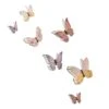 Butterfly Dreams 3D Wall Decals -Lambs & Ivy butterfly dreams 3d decal white