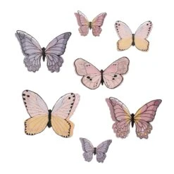 Butterfly Dreams 3D Wall Decals -Lambs & Ivy butterfly dreams 3d wall decal
