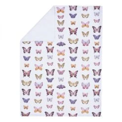 Butterfly Dreams Baby Blanket -Lambs & Ivy butterfly dreams blanket full fold