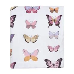 Butterfly Dreams Baby Blanket -Lambs & Ivy butterfly dreams blanket pkg dtc