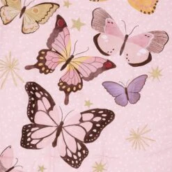Butterfly Dreams 3-Piece Crib Bedding Set -Lambs & Ivy butterfly dreams quilt detail