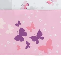 Butterfly Kisses 3-Piece Crib Bedding Set -Lambs & Ivy butterfly kisses crib skirt