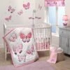 Butterfly Kisses 3-Piece Crib Bedding Set -Lambs & Ivy butterfly kisses room 48b93640 7f0c 49e9 9d2e 4be4fc3160b9