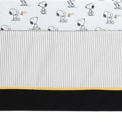Classic Snoopy 3-Piece Crib Bedding Set -Lambs & Ivy classic snoopy crib skirt