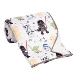 Star Wars Classic Baby Blanket -Lambs & Ivy classic star wars blanket roll
