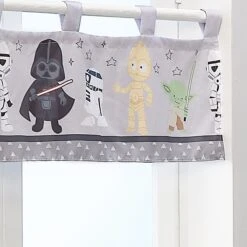 Star Wars Classic Window Valance 8 Star Wars Classic Window Valance -Lambs & Ivy classic star wars valance lifestyle