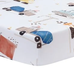 Construction Zone Twin Sheets & Pillowcase Set -Lambs & Ivy construction zone twin sheet
