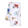Construction Zone Baby Blanket -Lambs & Ivy construction zone blanket fold