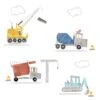 Construction Zone Wall Decals -Lambs & Ivy construction zone wall decal