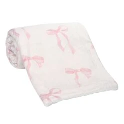 Coquette Floral Baby Blanket -Lambs & Ivy coquette floral blanket roll