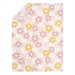 Daisy Dreams Baby Blanket -Lambs & Ivy daisy dreams blanket full fold