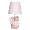 Daisy Dreams Lamp With Shade And Bulb -Lambs & Ivy daisy dreams lamp