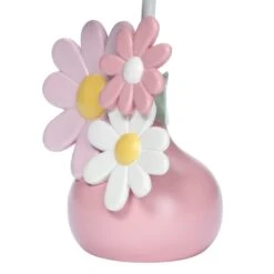 Daisy Dreams Lamp With Shade And Bulb -Lambs & Ivy daisy dreams lamp detail a