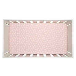 Daisy Dreams Cotton Fitted Crib Sheet -Lambs & Ivy daisy dreams sheet crib