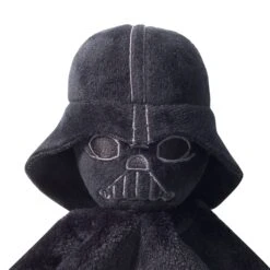 Star Wars Darth Vader Wearable Blanket & Lovey Gift Set -Lambs & Ivy darth lovey detail