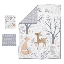 Deer Park 3-Piece Crib Bedding Set -Lambs & Ivy deer park 3pc set