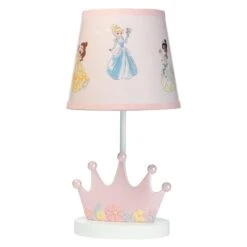 Disney Princesses Lamp With Shade & Bulb