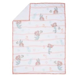 The Little Mermaid Baby Blanket -Lambs & Ivy disney 27s little mermaid blanket full fold