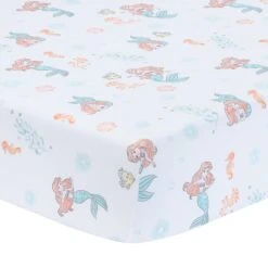 The Little Mermaid 3-Piece Crib Bedding Set -Lambs & Ivy disney 27s little mermaid sheet ae240a1d 4694 44fc 80fc d59f457ccaf5