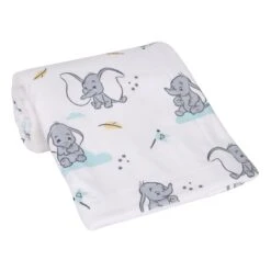Dumbo Baby Blanket -Lambs & Ivy dumbo allover blanket roll