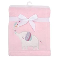 Elephant Dreams Baby Blanket -Lambs & Ivy elephant dreams blanket pkg