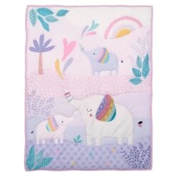 Elephant Dreams 5-piece Crib Bedding Set -Lambs & Ivy elephant dreams quilt