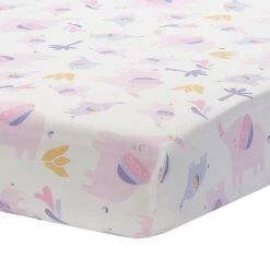 Elephant Dreams Fitted Crib Sheet