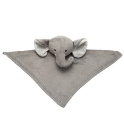 Gray Elephant Security Blanket/Lovey -Lambs & Ivy elephant lovey open