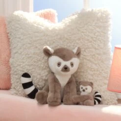 Enchanted Safari Plush Lemurs - Koko & Kaylee -Lambs & Ivy enchanted safari plush lifestyle