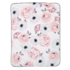 Floral Garden Baby Blanket -Lambs & Ivy floral garden blanket full