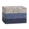 Blue Ombre Collapsible Storage Basket -Lambs & Ivy foldable storage blue ombre