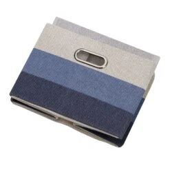Blue Ombre Collapsible Storage Basket -Lambs & Ivy foldable storage blue ombre fold